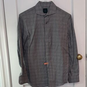 Gray Checkered Men's Shirt